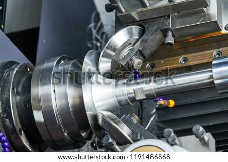 Sheet metal forming processes. spinning blank on cnc lathe machine