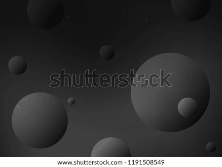 Dark vector template with circles. Beautiful colored illustration with blurred circles in nature style. Pattern can be used as texture of water, rain drops.