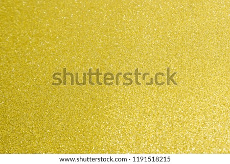 Gold glitter background rotate 315 degrees, Close up and Blur