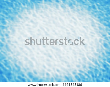 Blurred abstract blue and white background. Surface of water in the pool. 