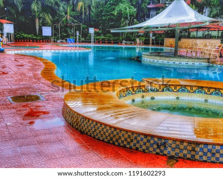 beautiful poolside photo
