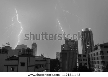 Lightning over bangkok 