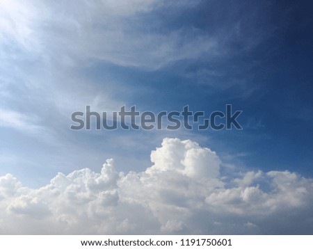 clouds on blue sky background. clouds sky