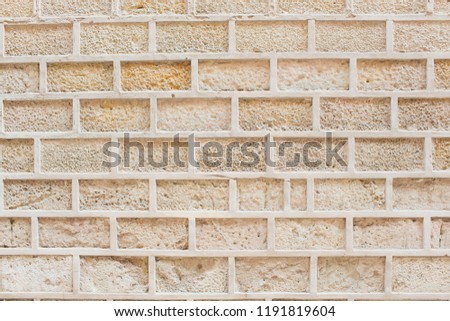 Background old vintage brick wall, real photo