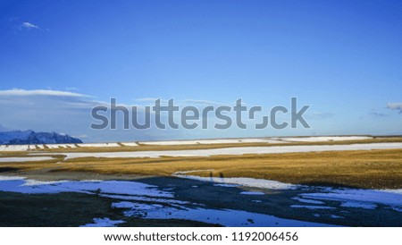 beautiful iceland, Cristal clear sky, pure ice and amazing landscape