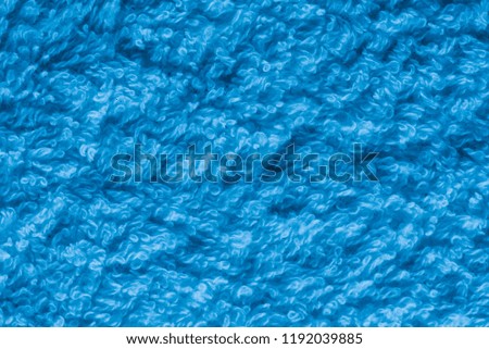 Blue towel background