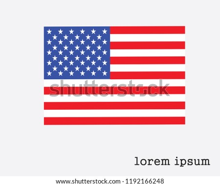 America flag vector