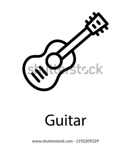 A musical instrument with strings and handle to grip with, giving pleasant sound for entertainment, guitar 