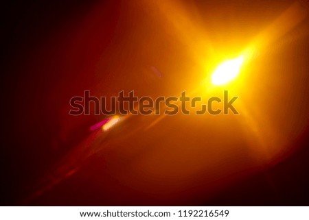 Nature sun light bokeh and lens flare abstract background.