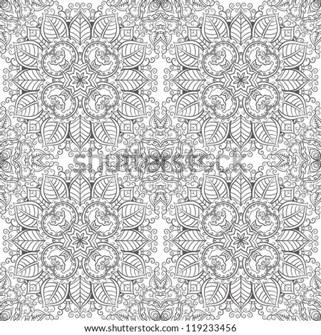 vector seamless floral pattern background