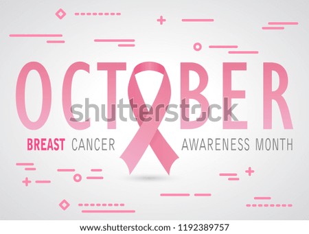 breast cancer awareness month pink tape icon