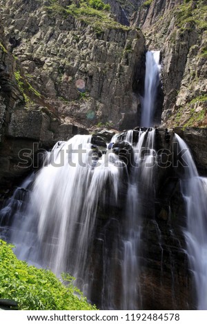 magnificent waterfall photos.artvin/savsat/turkey