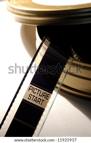 Picture start in a film positive