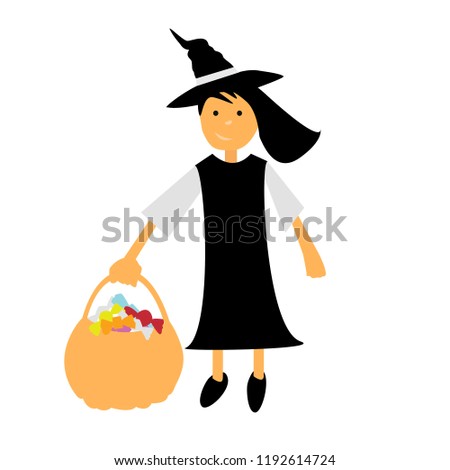 Halloween witch vector art clip  art , Halloween clip art, Halloween witches bundle,witch vector EPS drawings, Happy Halloween illustrations, trick or treat vector, witch hat children vector picture