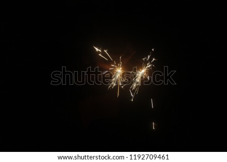 Diwali - hand holding Sparklers