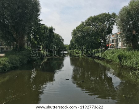 Canals in Amsterdam.