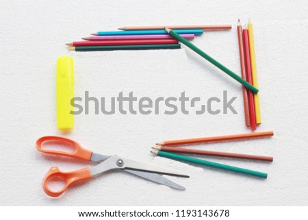 color pencil and equipment