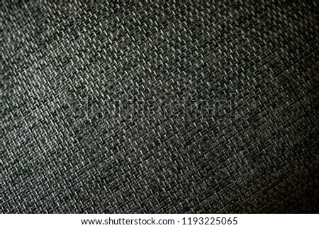 Close up of black texture background from car seats