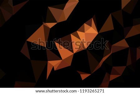 Dark Red vector abstract mosaic background. An elegant bright illustration with gradient. The completely new template can be used for your brand book.