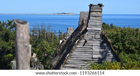 Plimoth Plantation Plymouth Massachusetts English Colonists Become Pilgrims Royalty-Free Stock Photo #1193266114