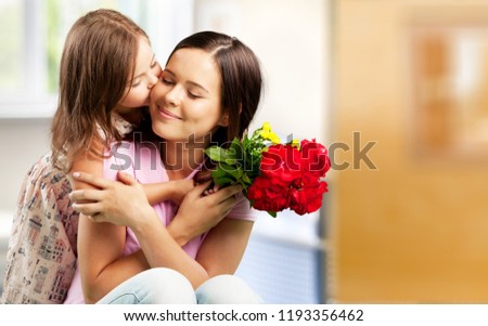 Happy Mother and daughter together