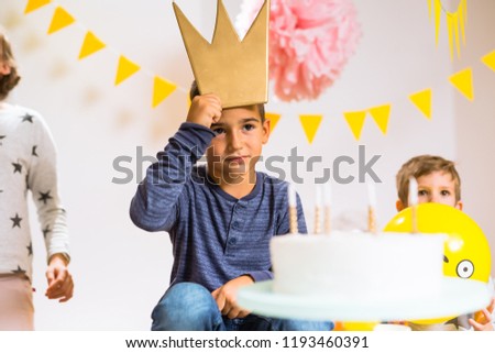 King of birthday party