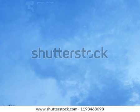 Blue Sky and Clouds Background.