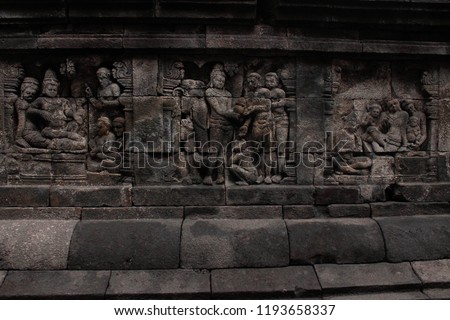 Aside from being a symbol of the universe with vertical division (Kamadhatu, Rupadhatu, and Arupadhatu), Borobudur Temple also contains certain intentions depicted through the reliefs of the story.