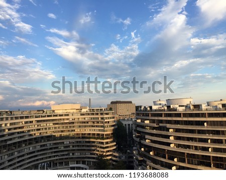 View from the Watergate, Washington, DC 