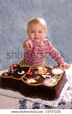 Baby and Cake