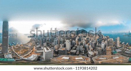 360 Panorama Hong Kong Cityscape