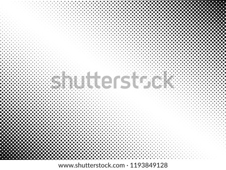 Dots Background. Black and White Modern Texture. Vintage Gradient Backdrop. Halftone Fade Pattern. Vector illustration