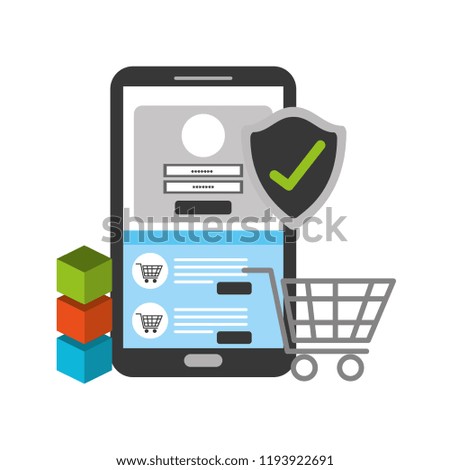 smartphone online shopping blockchain security fintech