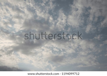 The best sky and clouds on the background of blue skies change their most beautiful views