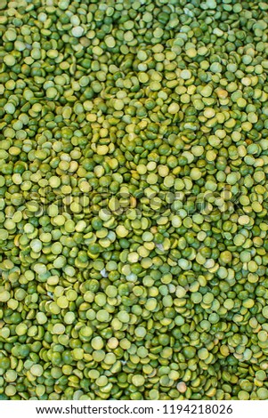 green lentils in public market