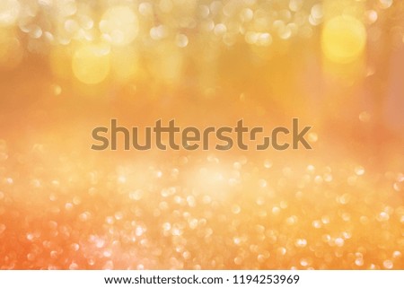Abstract golden and silver glittering background for a christmas decoration