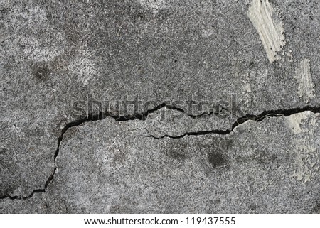 Old concrete cracked wall texture