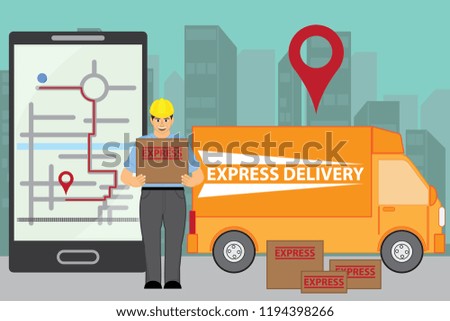 Express delivery service It provides the convenience of delivery to the recipient. Useful for the business of the user.