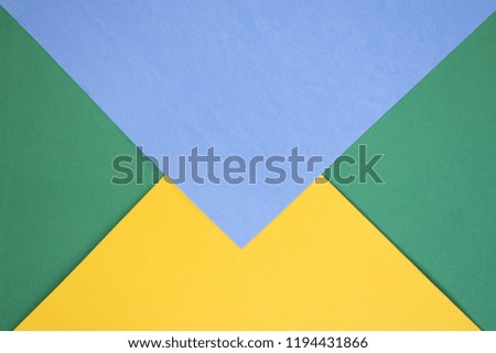 Yellow, green and blue color pattern