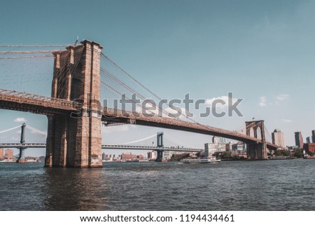 Brooklyn Bridge by the East River