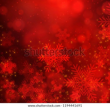 Abstract Red Christmas Background