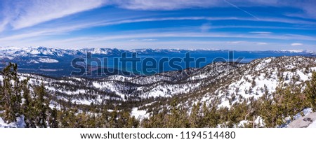 Lake Tahoe from Heavenly Resort - skiing - Activity all over