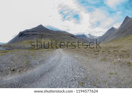volcanic landscape in Iceland
