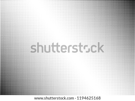 Points Dots Background. Black and White Overlay. Monochrome Backdrop. Distressed Grunge Texture. Vector illustration
