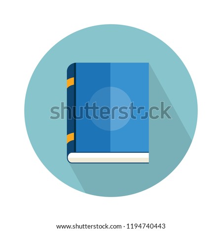 reading book icon. Flat illustration of reading book vector icon for web isolated on white background