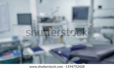 blur image of inside operation theatre