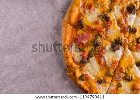 pizza ready close-up