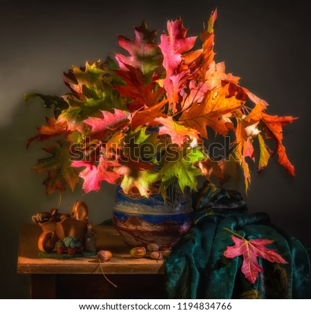 Autumn bouquet. Autumn mood. Still life. Autumn colors. Vintage. Autumn stories.