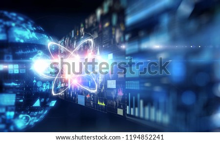 Technology science concept