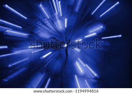 minimal concept, light burst, light lines surrounded by ambient light